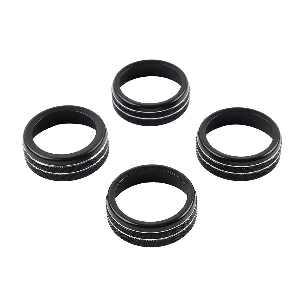 Black AC Climate Control Knob Trim for Toyota Tacoma (2016-2023)