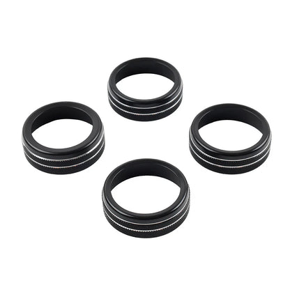 Black AC Climate Control Knob Trim for Toyota Tacoma (2016-2023)