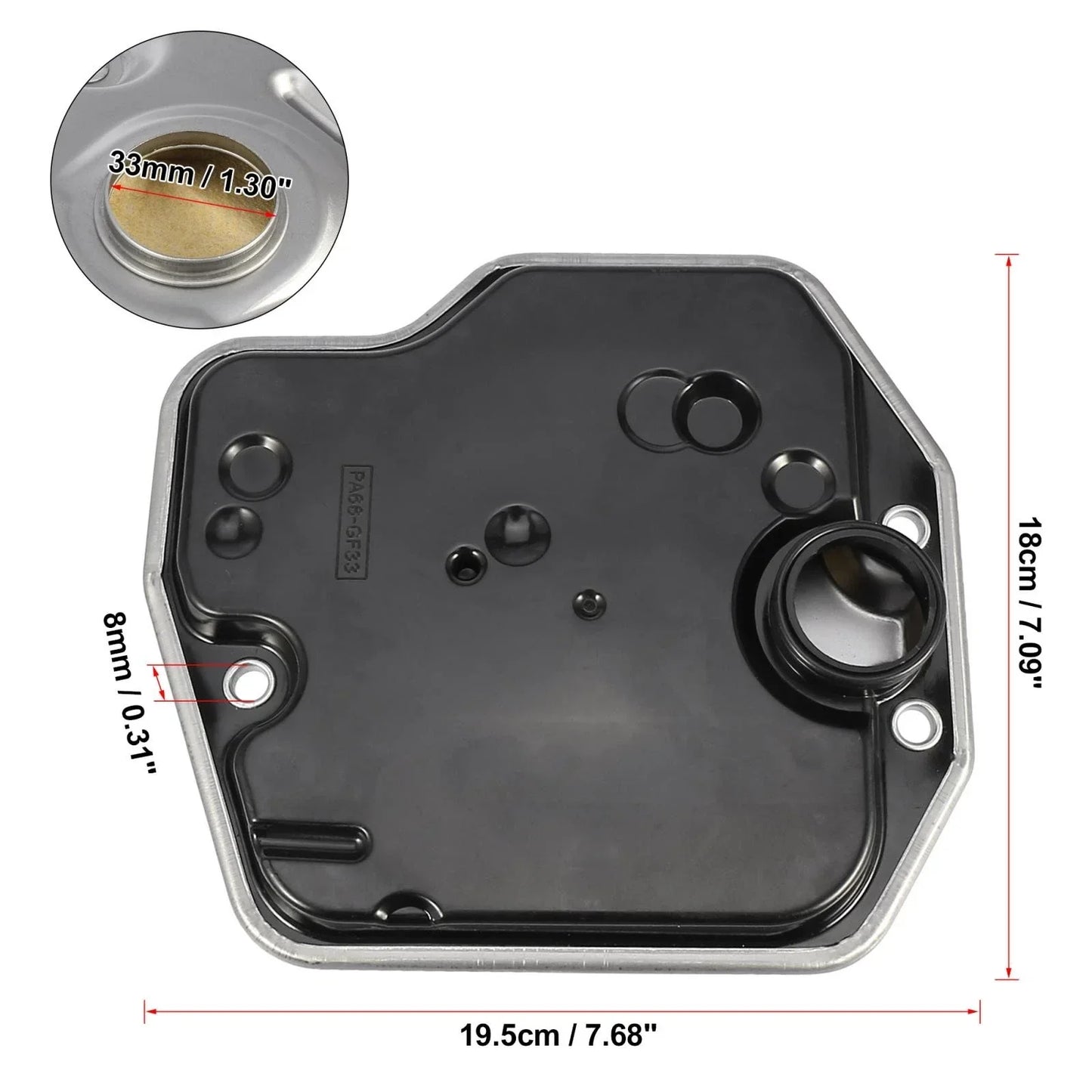 Automatic Transmission Filter Oil Pan Gasket Kit for Toyota Camry (2002-2006)