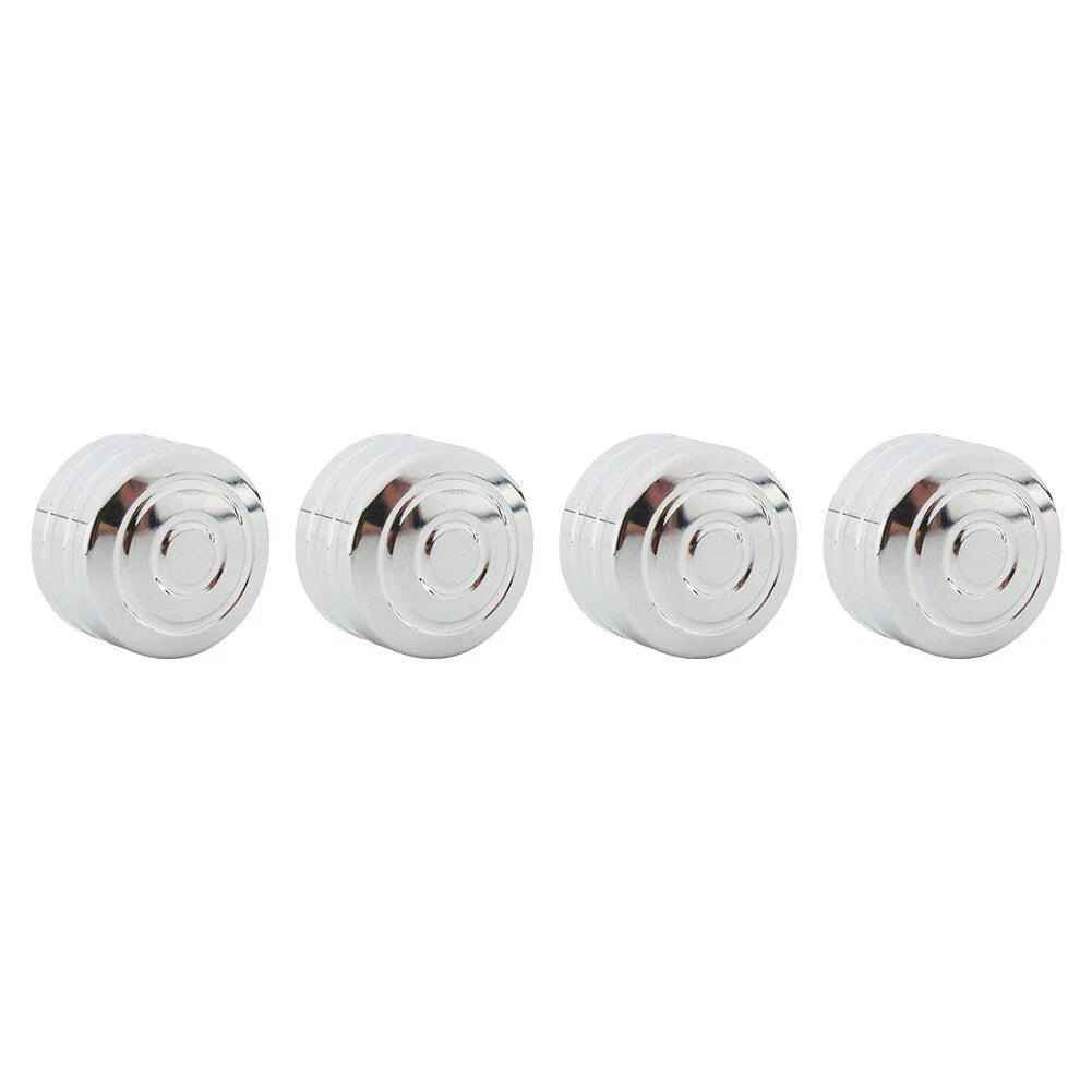 4 x Chrome Machined Head Bolt Cover Caps for Triumph T120 Thruxton (2016-2023)