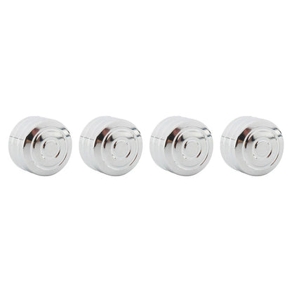 4 x Chrome Machined Head Bolt Cover Caps for Triumph T120 Thruxton (2016-2023)