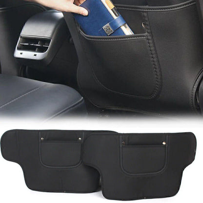 Leather Car Seat Back Kick Pad Mat Cushion for Tesla Model 3 (2017-2023)