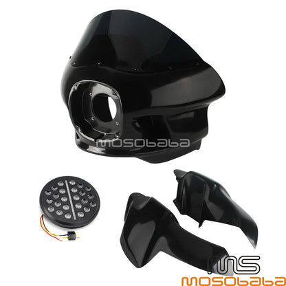 Upper Fairing, Windshield & LED Headlight for Harley Softail FXBBS FXLRST (2018-2023)