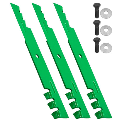 2 Deck Blade Replacement with Bolts for Toro Z450 Z453 Z500 (2007–2009)