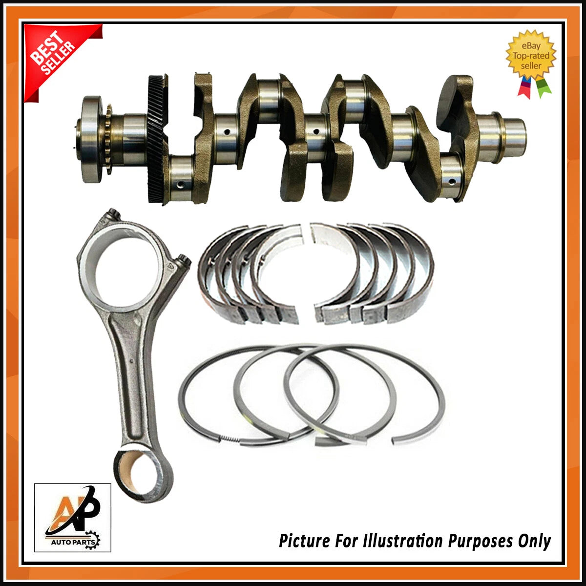 Crankshaft Bearings and Rod Bearings Replacement Kit for Land Rover Velar (2018–2023)