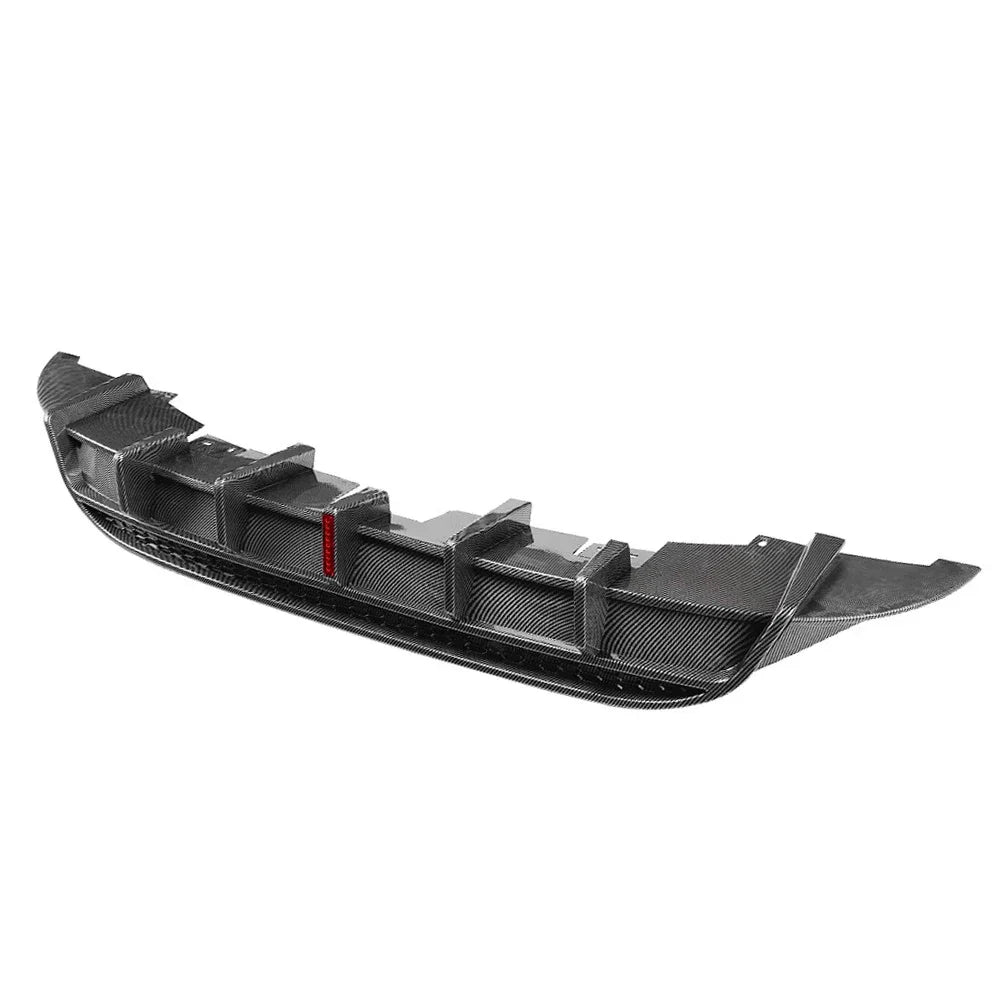 Rear Bumper Lip Spoiler Splitter for Volkswagen ID.3 (2019-2022) Carbon Fiber