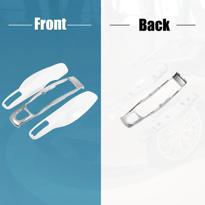 Vehicle Remote Key Cover for Porsche Macan 2014-Up - 1 x Key Shell Case White