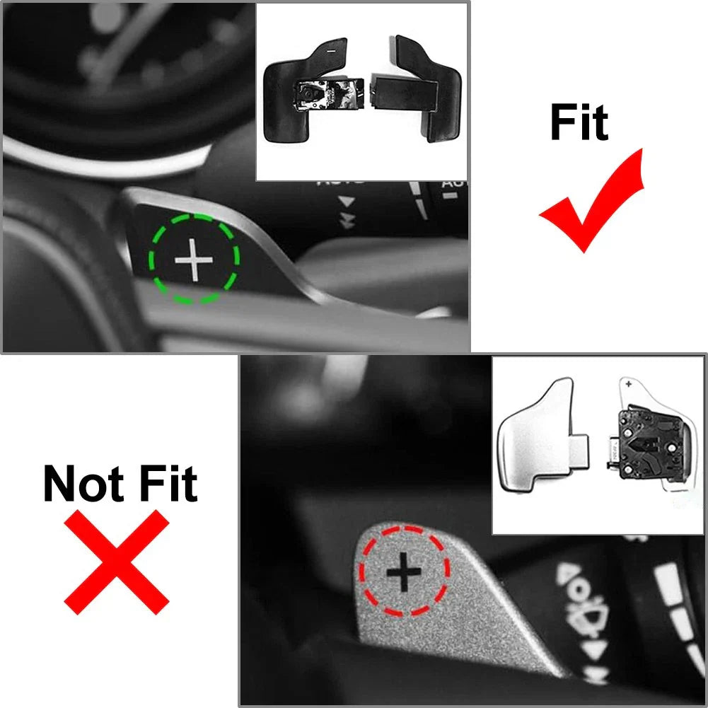 Steering Wheel Paddle Shifter Extensions for Toyota Camry, Corolla, Avalon, RAV4