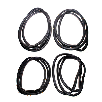 Front & Rear Door Weatherstrip for Honda Accord Sedan DX 1994-1997