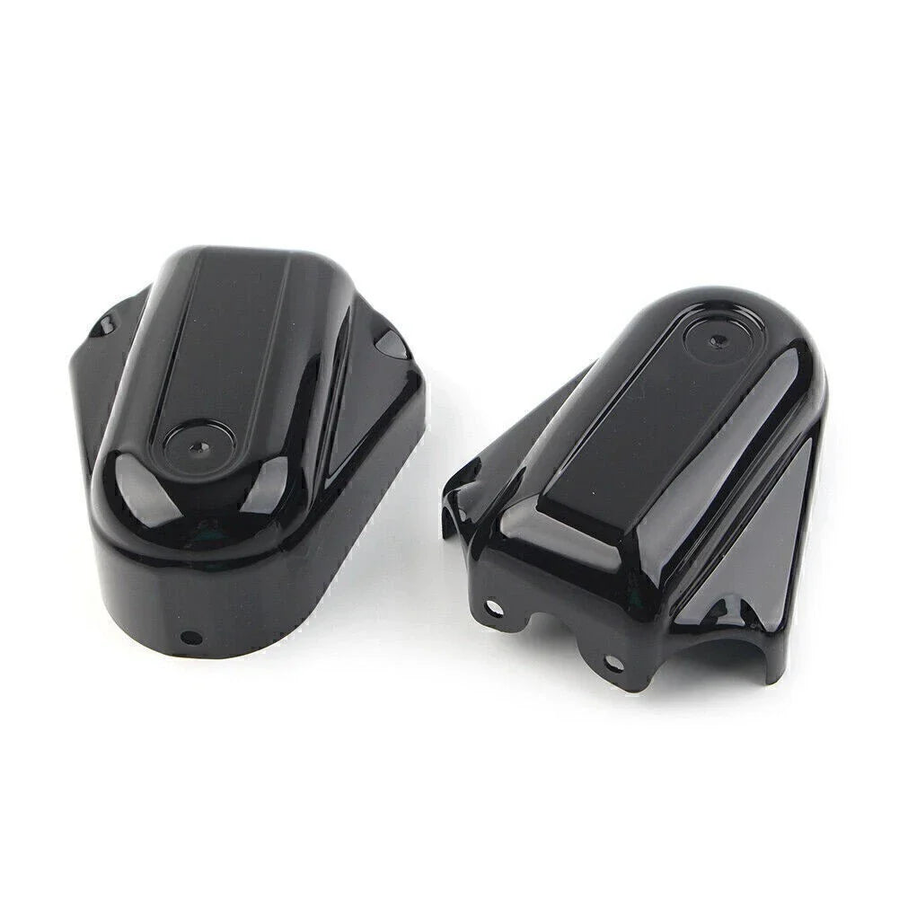 Rear Tail Axle Cover Black for Harley Davidson Softail FLSTF FLSTFB FXCW