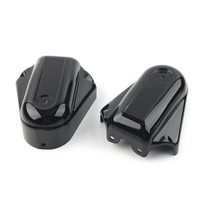 Rear Tail Axle Cover Black for Harley Davidson Softail FLSTF FLSTFB FXCW