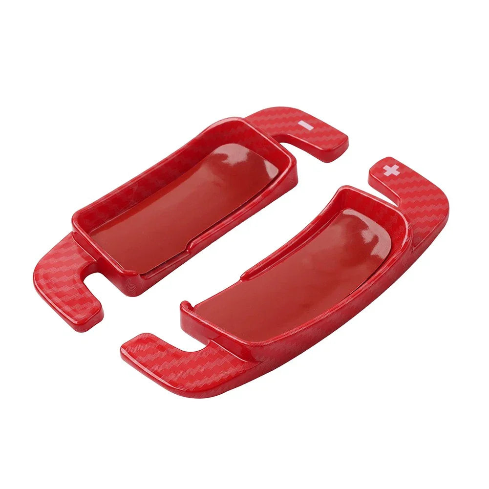 Steering Wheel Paddle Shifter Extensions for Benz A B C E S CLA GLB Class Red