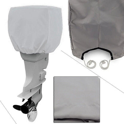 Boat Outboard Engine Half Cover Silver for up to 10HP/40HP/100HP/200HP