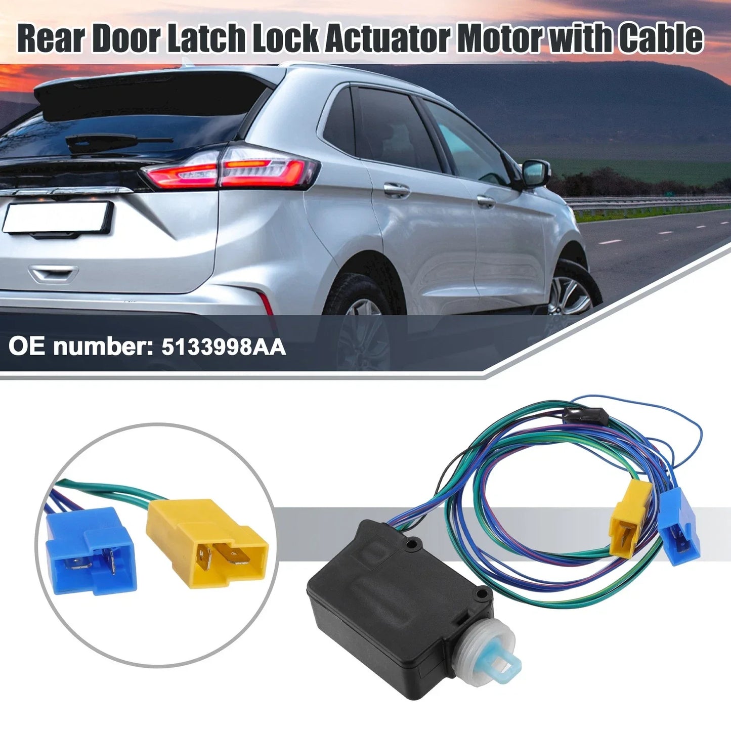 Rear Door Latch Lock Actuator Motor for Dodge Sprinter 2500 (2003-2009)
