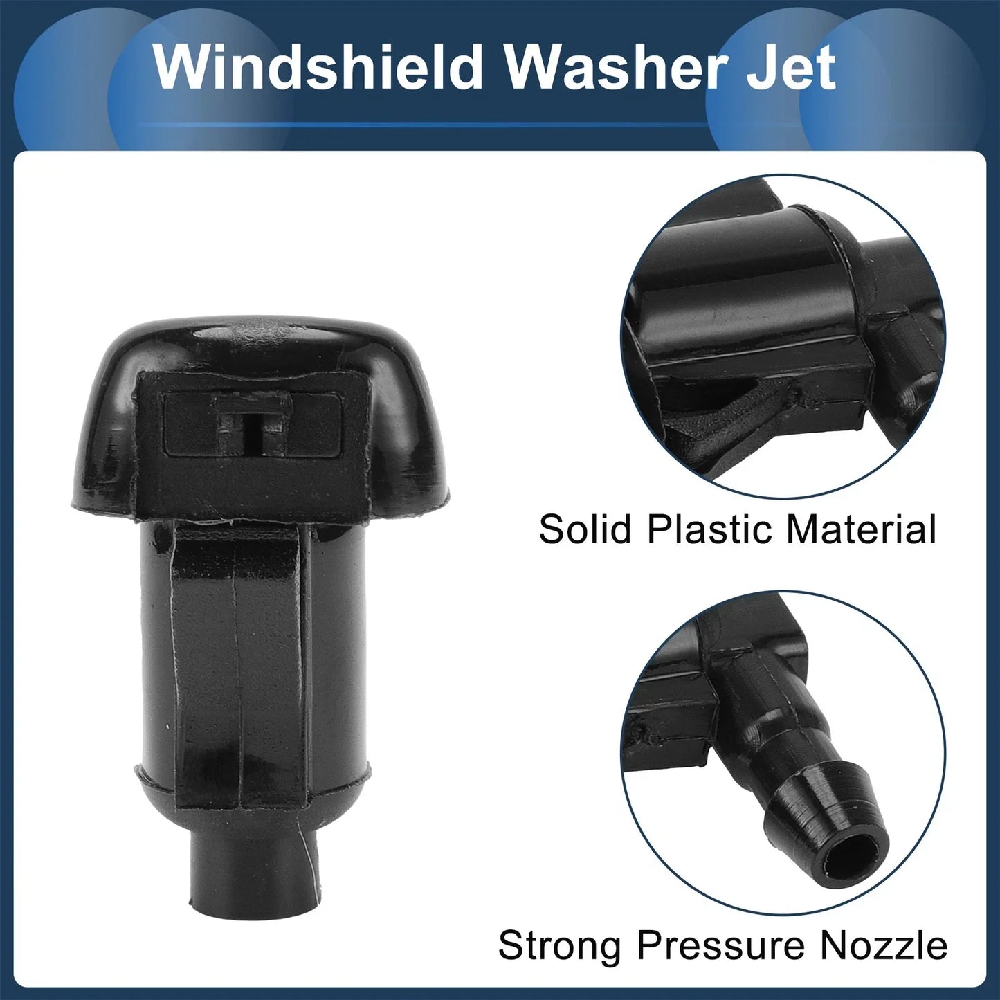 Windshield Washer Nozzle & Gasket for Chevy (2014-2019) - 1 Set