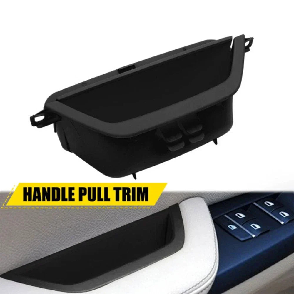 Front Driver Interior Door Handle Trim Black for BMW F25 F26 X3 X4 (2011-2017)