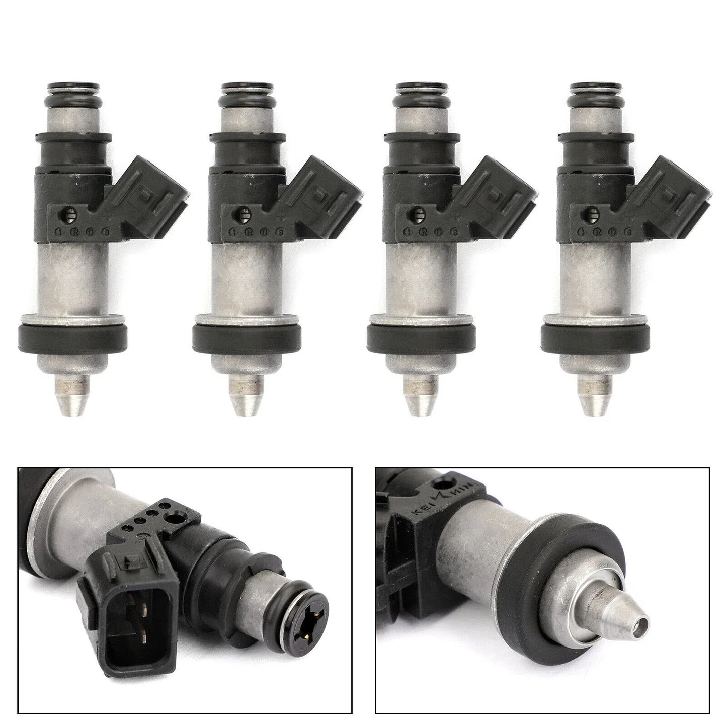 4 x New Fuel Injectors for Suzuki GSXR 600 750 1000 Hayabusa GSX1300 (2001-2023)