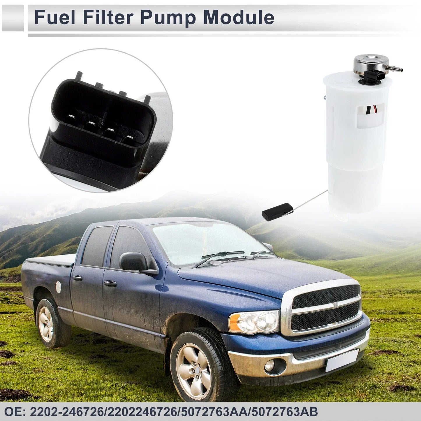 Fuel Pump Assembly for Dodge Ram 1500 V6 3.7L/V8 (2002-2003)