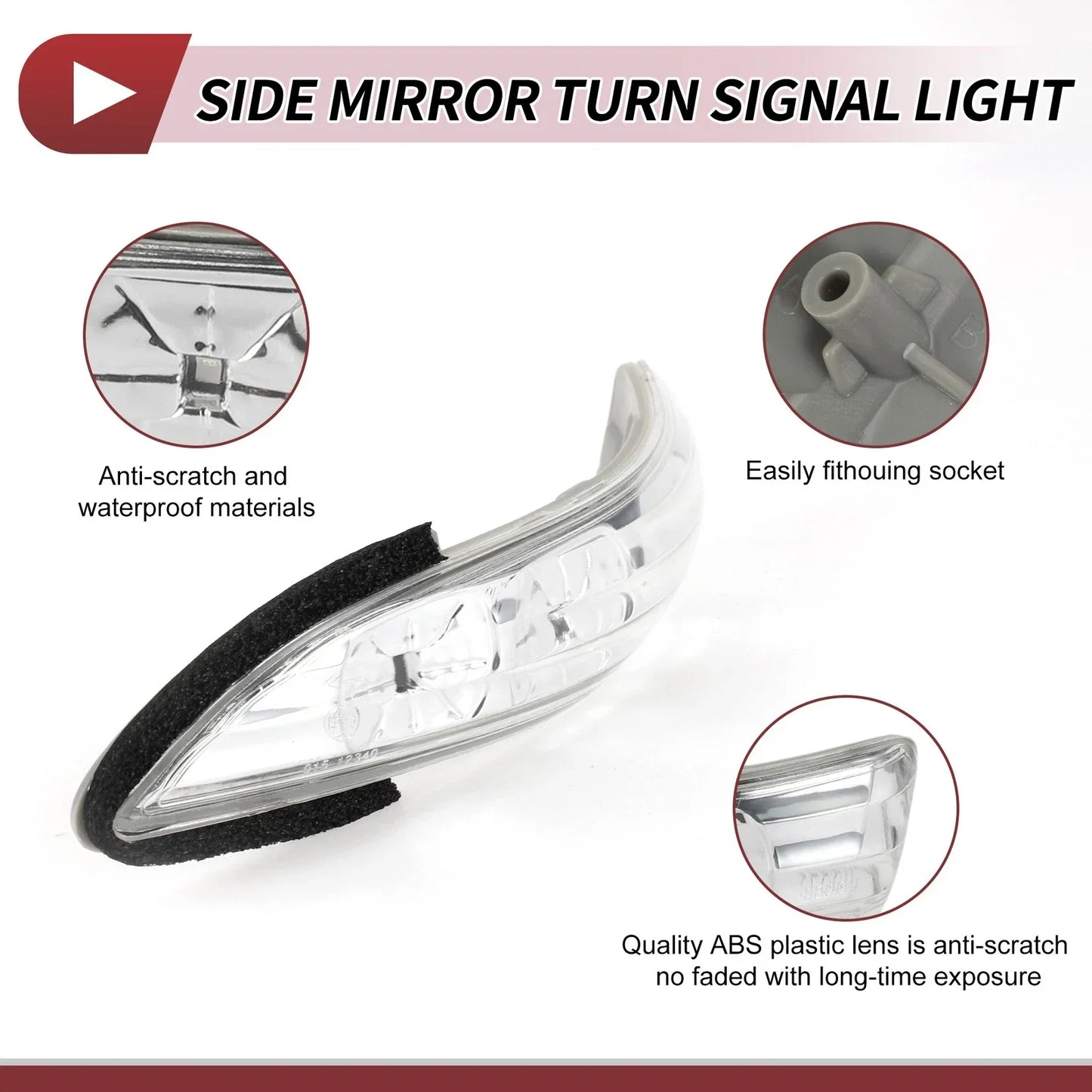 Car Mirror Turn Signal Light for Hyundai Genesis Coupe (2010-2016)