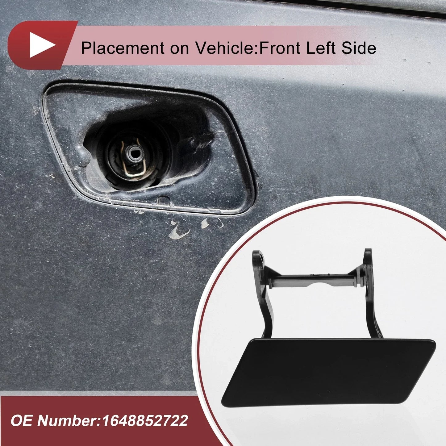 Front Left Washer Nozzle Cover for Mercedes-Benz GL450 (2007-2012)