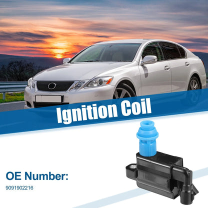 Ignition Coil for Lexus GS300 IS300 SC300 (2001-2005) - Durable Plastic Metal Gray