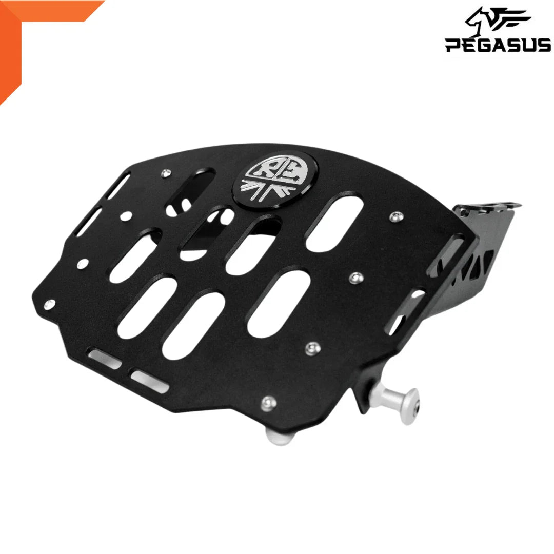 CNC Aluminium Black Rear Luggage Rack for Royal Enfield Interceptor 650 (18-24)