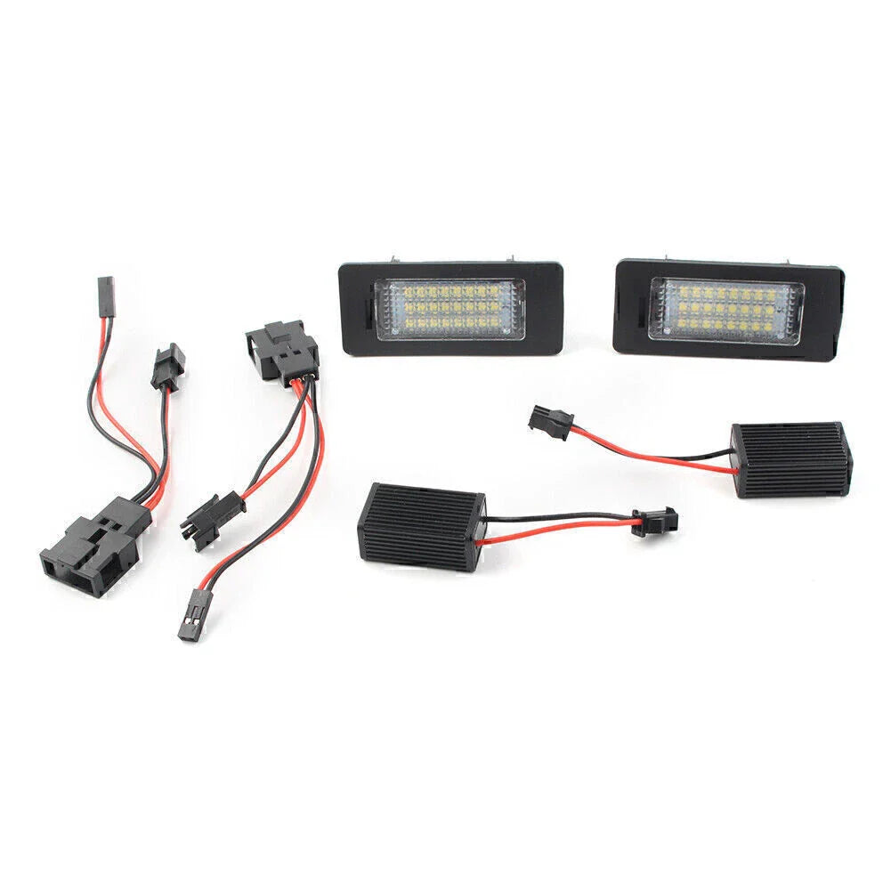 24-SMD LED License Plate Light for Audi A1 A4 A6 A7 Q5 RS5 TTRS (2010-2023)