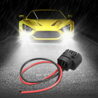 2 x Durable Wire Pigtail Female Connector Plugs for H16 Fog Light