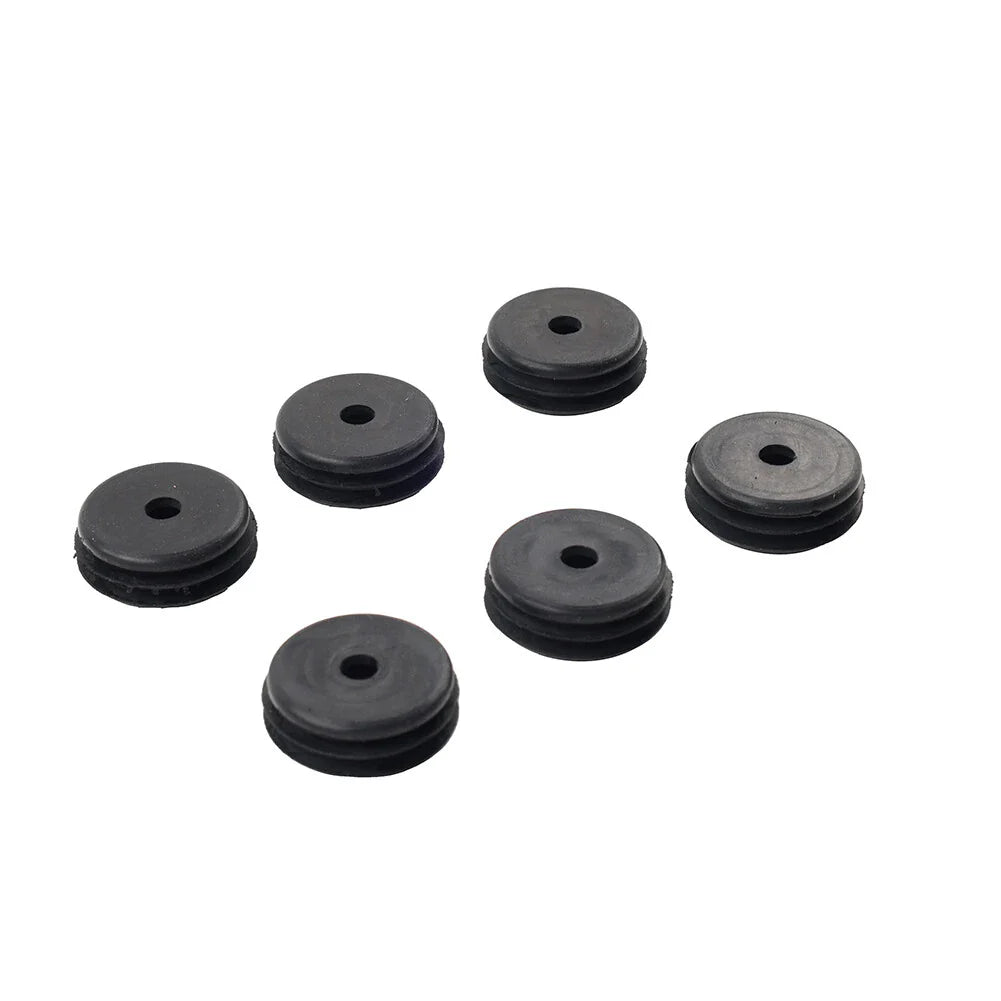 6 x Black Side Nerf Bar End Cap Plug for Polaris General 1000 (2016-2025)