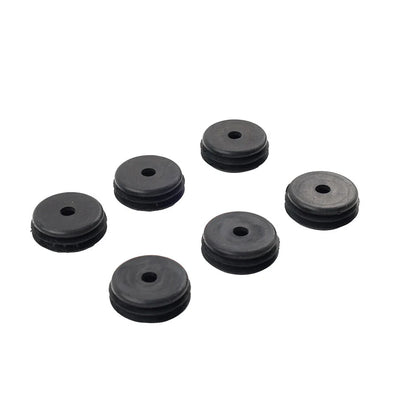 6 x Black Side Nerf Bar End Cap Plug for Polaris General 1000 (2016-2025)