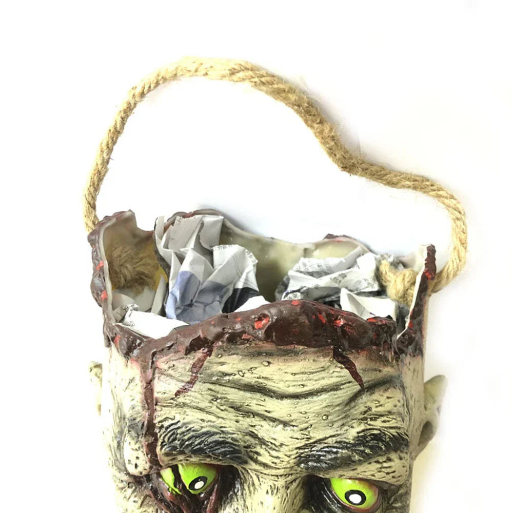 Halloween Zombie Head Candy Tote Bag for Party Supplies