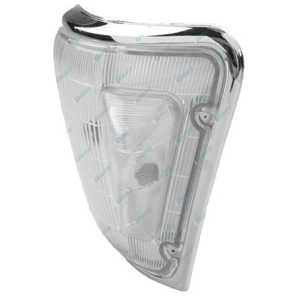LH Chrome Corner Indicator Light w/Clear Hump for Toyota Hilux 4WD 94-97 Left
