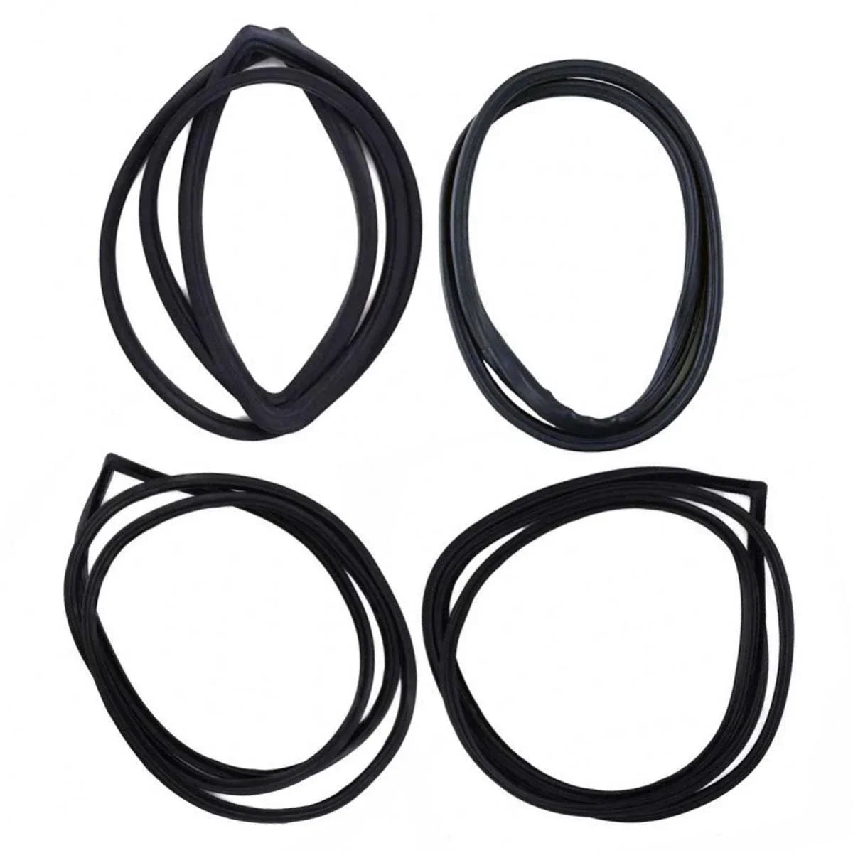 Windshield Front Rear Door Rubber Seal Set 4 Fits Datsun 620 Pickup 1972-79