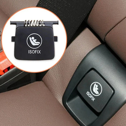 Black Rear Child Seat Hook Anchor Isofix Cover for BMW F97 X3M F98 X4M (2018-2023)