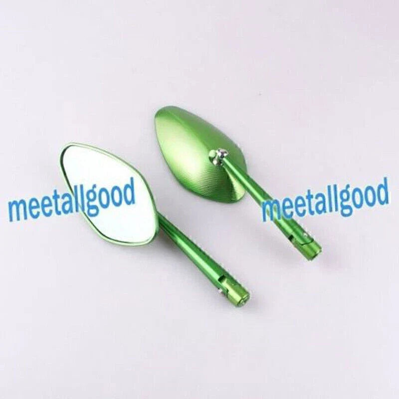 Leaf Style Motorcycle Rear View Side Mirrors