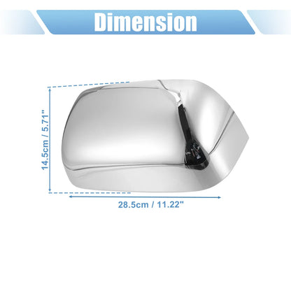 Chrome Plated Mirror Cover Caps for Dodge Ram 1500 2500 3500 (2002-2008)