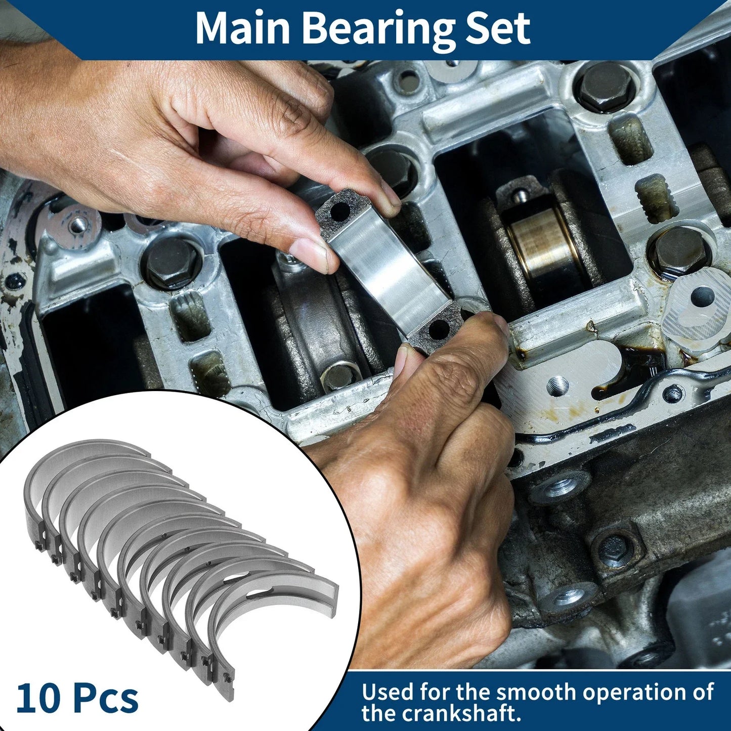 Main Bearing Set for Hyundai Accent (2018-2022)
