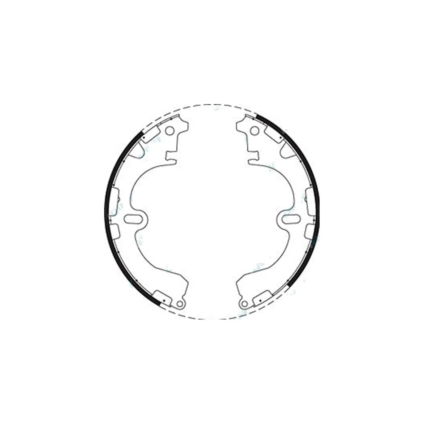 Rear Brake Shoes Set for Toyota Corolla AE101R AE102R AE102X Sprinter 1991~99