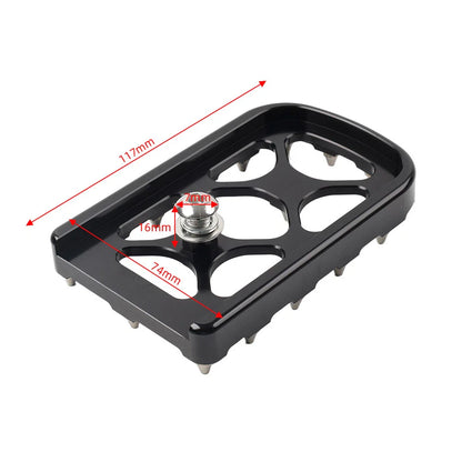 CNC Brake Pedal Pad Cover for Harley Softail Touring Electra Road Glide