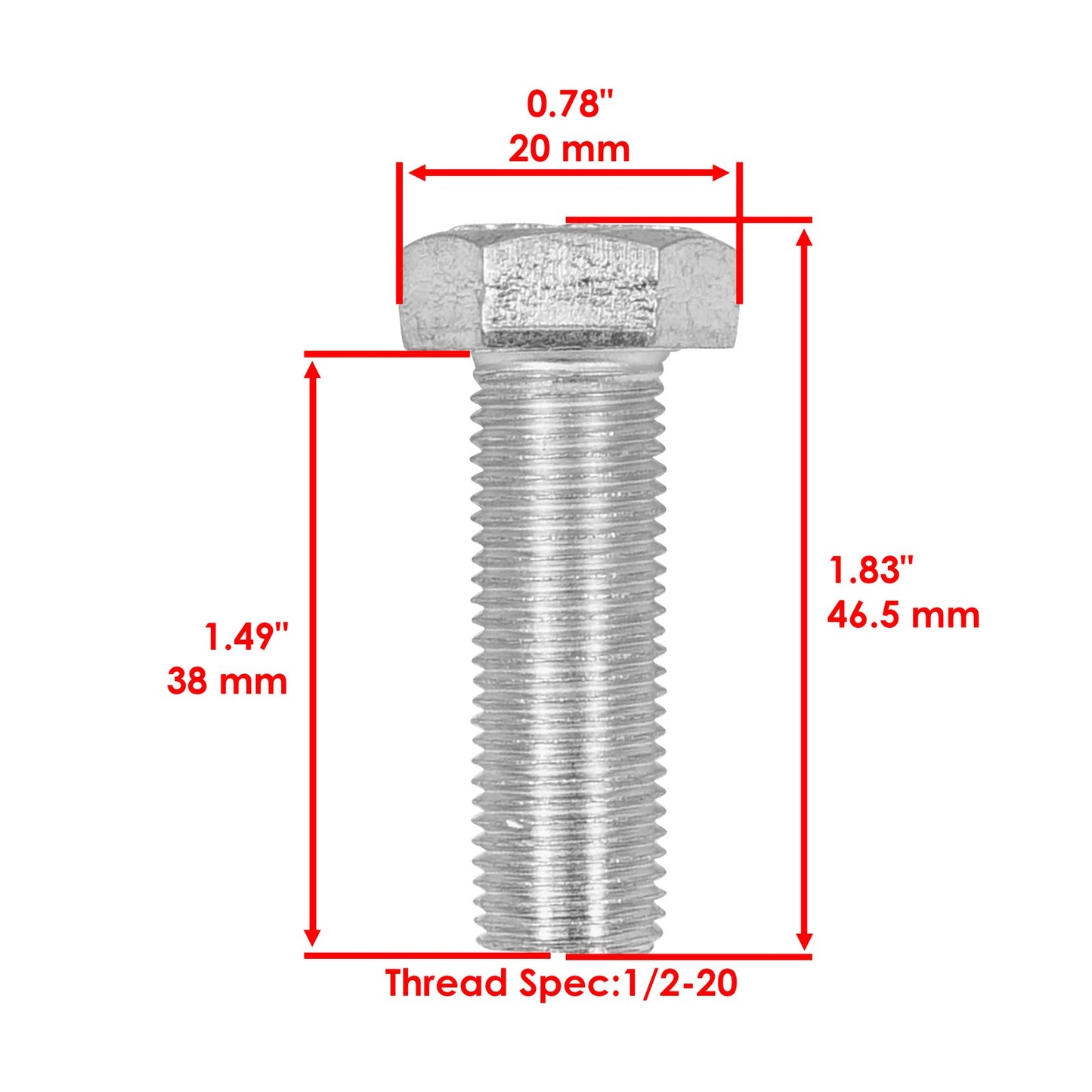 Deck Blade and Bolt Kit for Dixie Chopper Zee 2 (2013–2018)