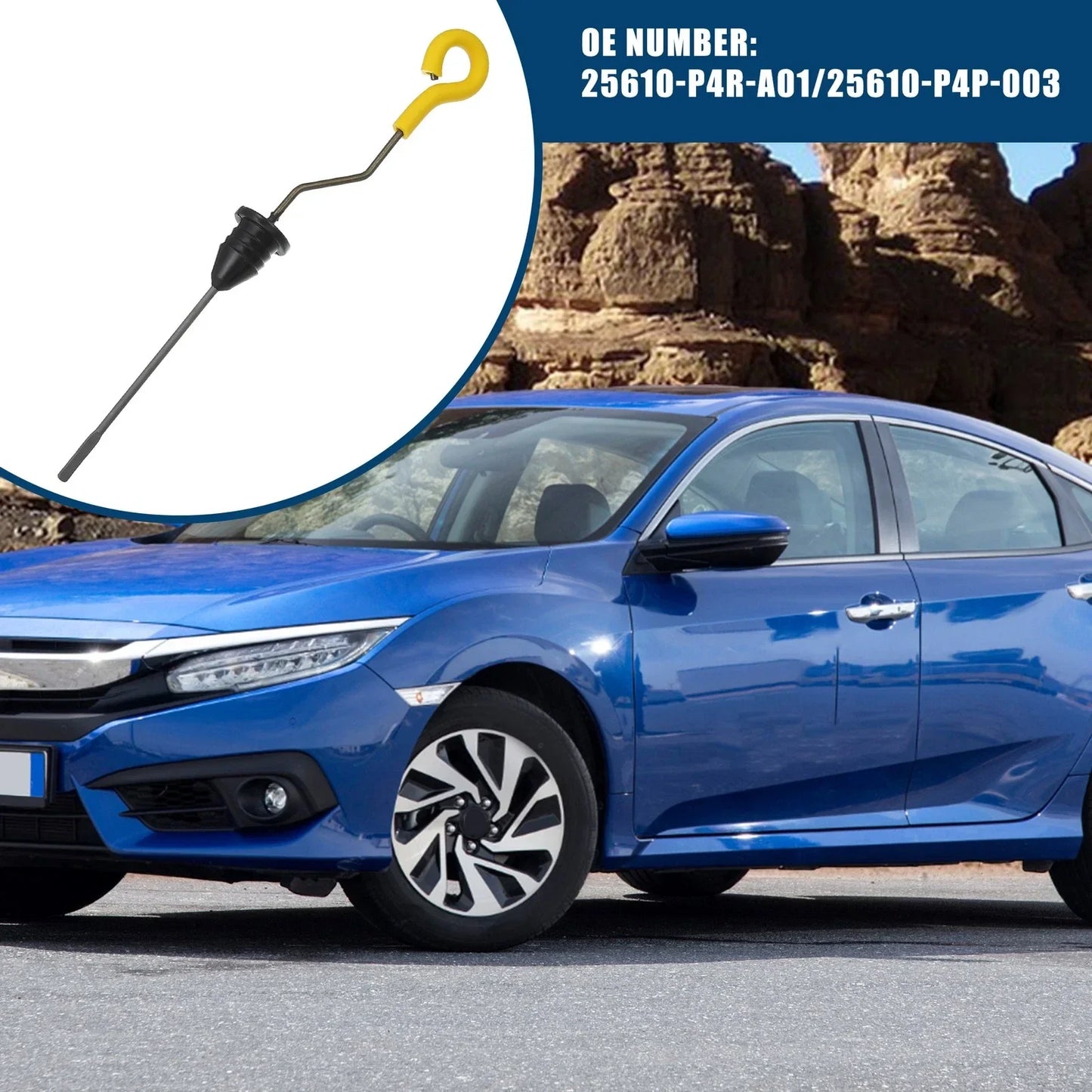Engine Oil Level Dipstick for Honda Civic CR-V (2001-2006)