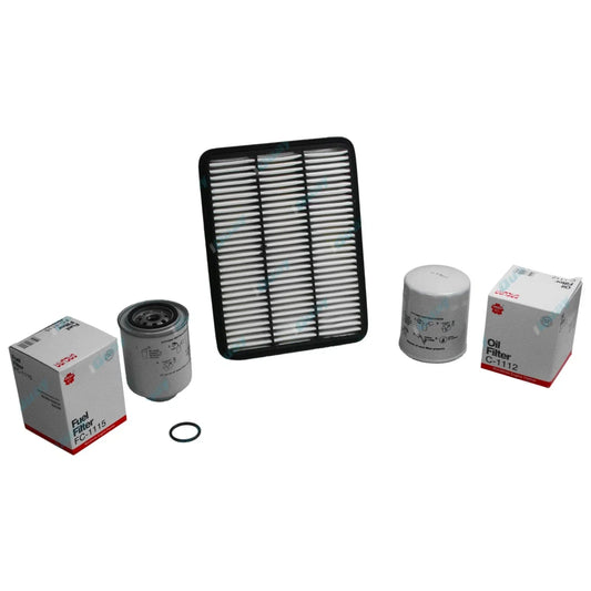 Air Oil Fuel Filter Service Kit for Prado KZJ120 4cyl 3.0L 1KZ-TE Diesel 03~07