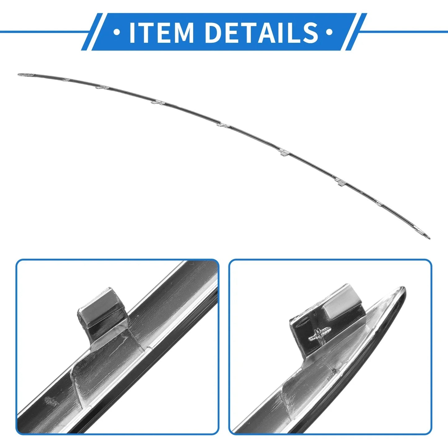 Front Lower Center Bumper Grille Trim for Mercedes-Benz W222 (2014-2020)