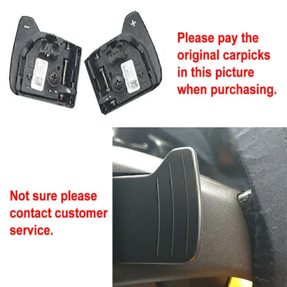 Silver Steering Wheel Shift Paddle Shifter Extension for Ford Mondeo, Taurus, Edge (2013-2023)