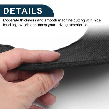 Car Door Leather Anti Kick Pad Sticker for Mercedes-Benz GLA (2015) - Black Set