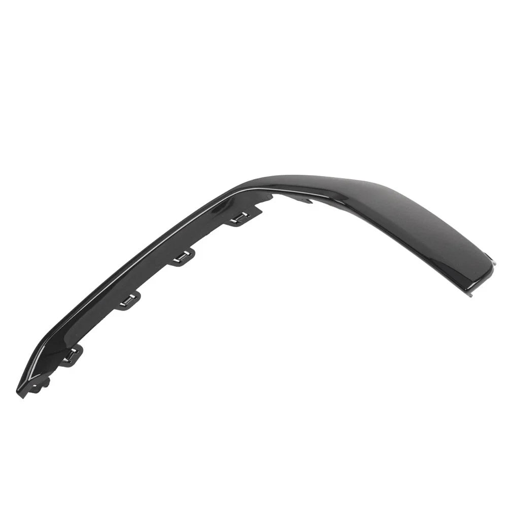 Right Front Bumper Side Molding Trim Glossy Black for Audi A6 C8 S6 (2019-2024)