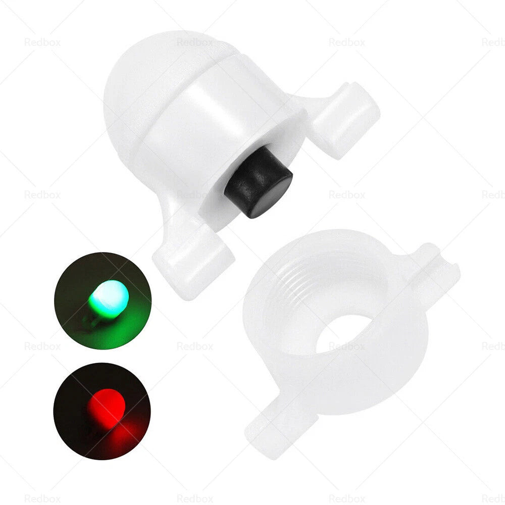 5PCS Fishing LED Rod Tip Night Light Strike Alert Bite Alarm Lamp