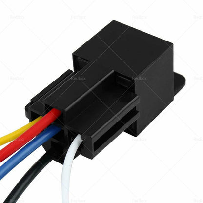 5 x 24V 40A SPDT Automotive Relay with Harness Socket for Car, Yacht, Caravan