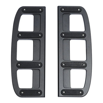 Matte Black Rider Driver Footboard for Harley Fat Boy Heritage Classic (18-24)