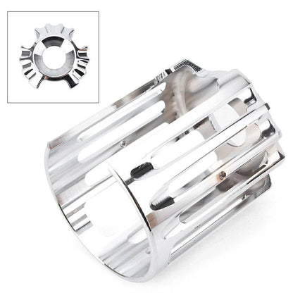 Chrome Edge Oil Filter Cover Trim for Harley Touring Road King Glide (2009-2023)